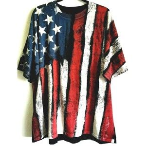 DOM' It's All About the Art' T Shirt Stars and Stripes USA Size 2XL Men's RARE